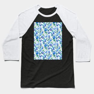 Tulips spring	blue Baseball T-Shirt